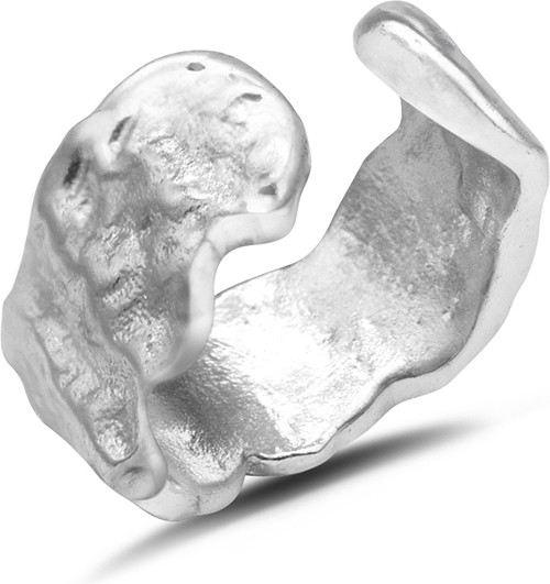 Серьга-кафф из серебра