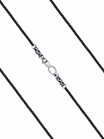 Шнурок со вставкой из серебра