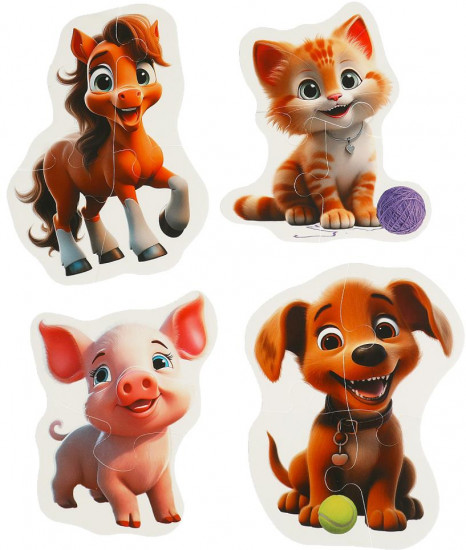 Набор макси-пазлов «Домашние животные»