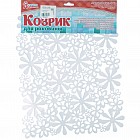 Коврик в раковину «Ромашки» прозрачный, 24 х 28 см