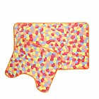 Набор ковриков для ванной и туалета «Мозаика» 2 шт, 50 х 80 см, 45 х 50 см