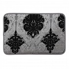 Коврик для ванной «Вензеля» серебро, 40 х 60 см