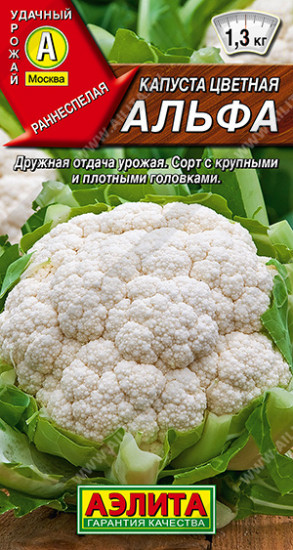 Семена капусты цветной «Альфа»