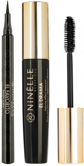 Набор «Подводка для век El Favorito + тушь для ресниц El Drama в подарок»