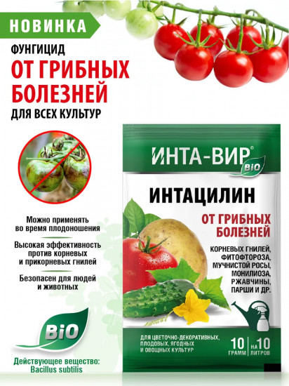 Средство от болезней растений «Интацилин»