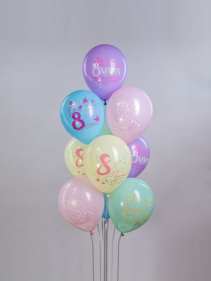 Набор шаров воздушных «Праздник 8 Марта»