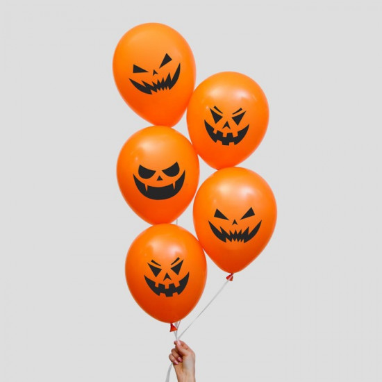 Набор шаров воздушных «Страшные тыквы»