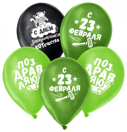 Набор шаров воздушных «23 Февраля»