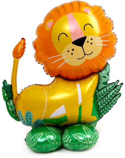 Шар воздушный «Лев на подставке»