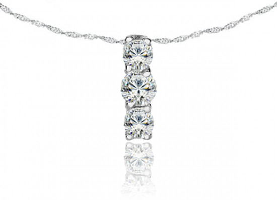 Комплект украшений из серебра