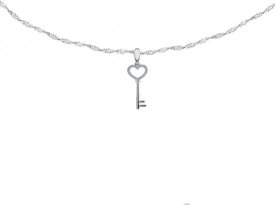 Комплект украшений из серебра