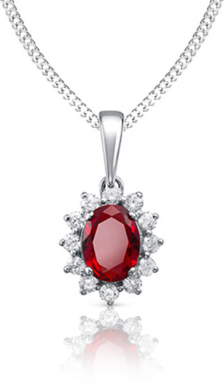 Комплект украшений из серебра