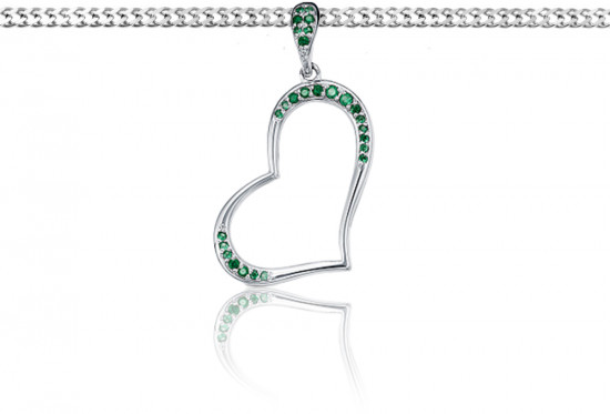 Комплект украшений из серебра