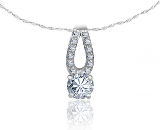 Комплект украшений из серебра