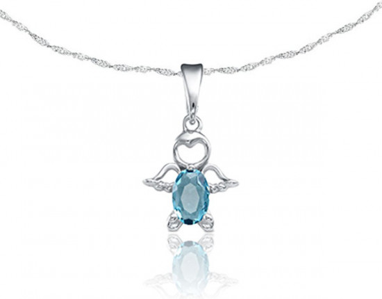 Комплект украшений из серебра