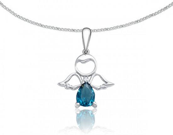 Комплект украшений из серебра