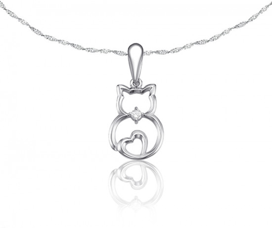 Комплект украшений из серебра