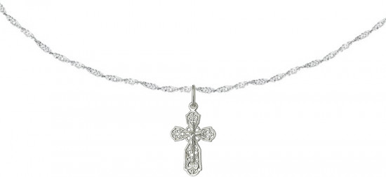 Комплект украшений из серебра