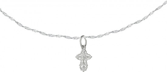 Комплект украшений из серебра