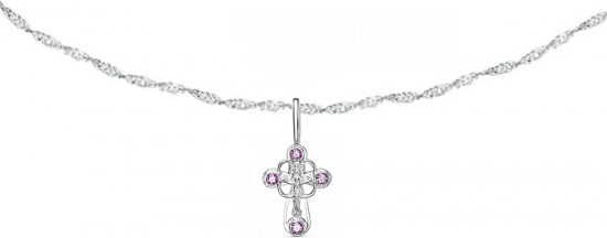 Комплект украшений из серебра