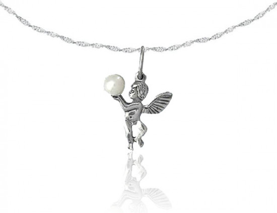 Комплект украшений из серебра