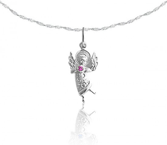 Комплект украшений из серебра