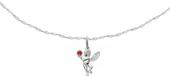 Комплект украшений из серебра