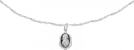 Комплект украшений из серебра