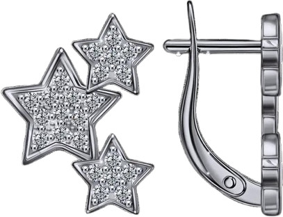 Серьги из серебра