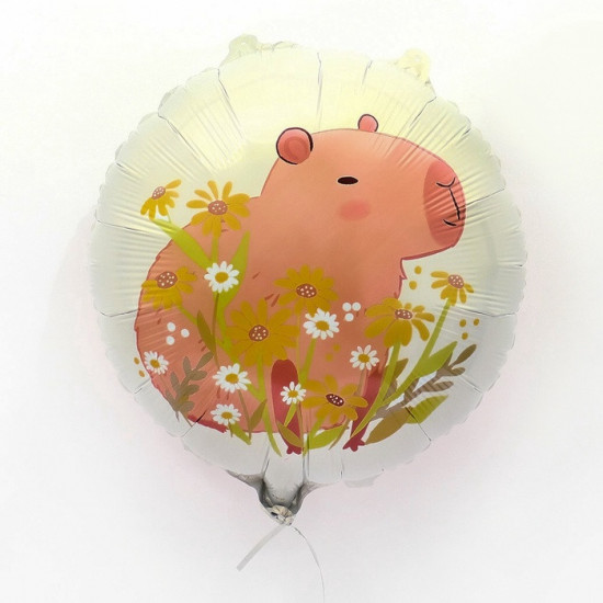 Шар воздушный «Капибары с апельсинами»