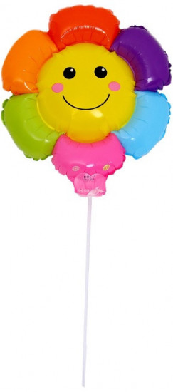 Шар воздушный «Разноцветная ромашка»