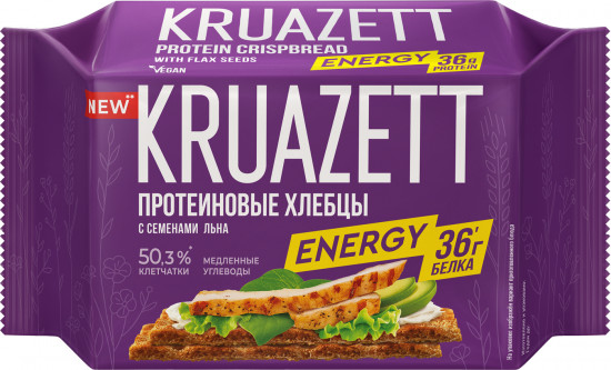 Протеиновые хлебцы с семенами льна «Energy»