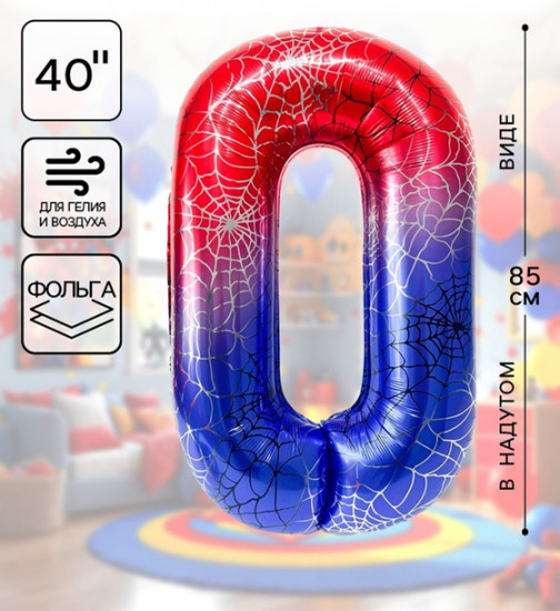 Шар воздушный «Цифра 0»
