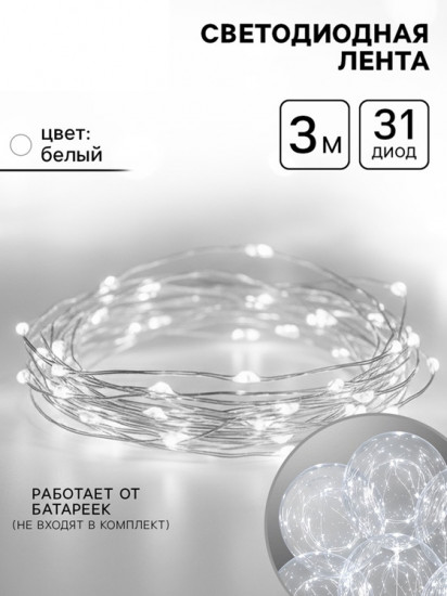Лента светодиодная для воздушного шара