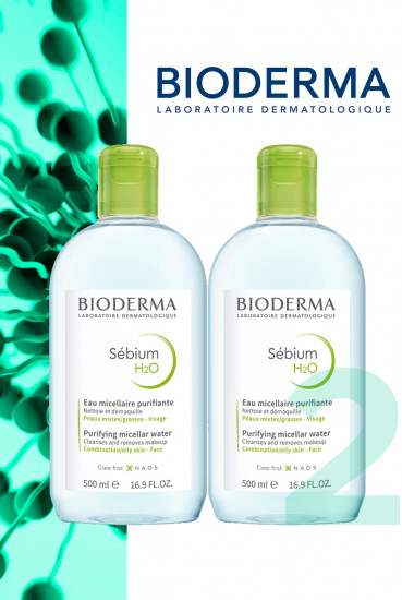 Набор мицеллярной воды для жирной кожи склонной к акне «Sebium H2O»