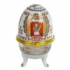 Яйцо-шкатулка «Девочка и кулич», 10 см