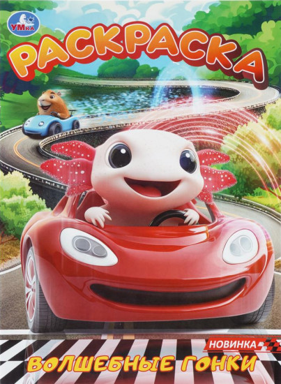 Раскраска «Волшебные гонки»
