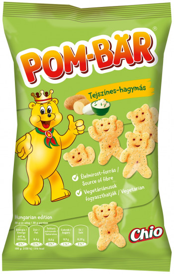 Снэки картофельные со вкусом лука и сметаны