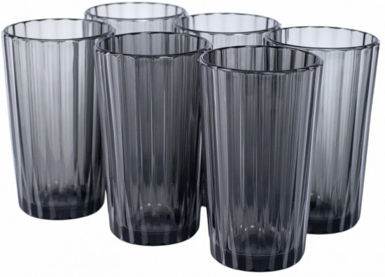 Набор стаканов «Мистерия графит»