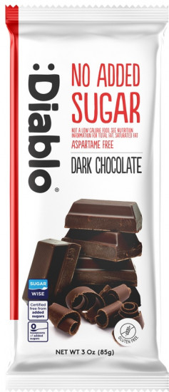 Темный шоколад без добавления сахара