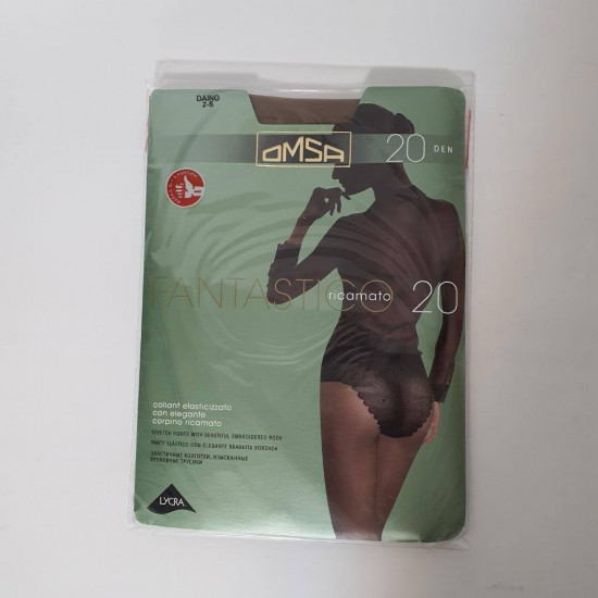 Колготки женские с кружевными трусиками «Fantastico 20»