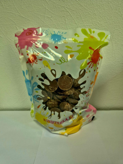 Шоколад молочный в дисках