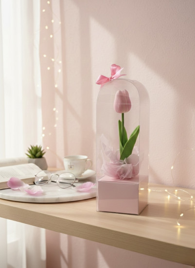 Вечный тюльпан в колбе