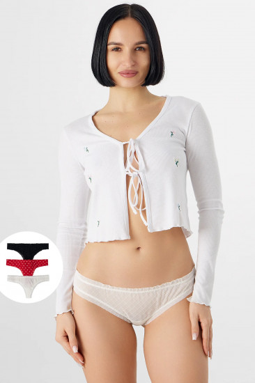 Трусы-бразильяна женские комплект