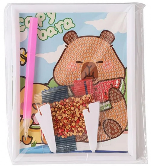 Детская алмазная мозайка «Капибара»