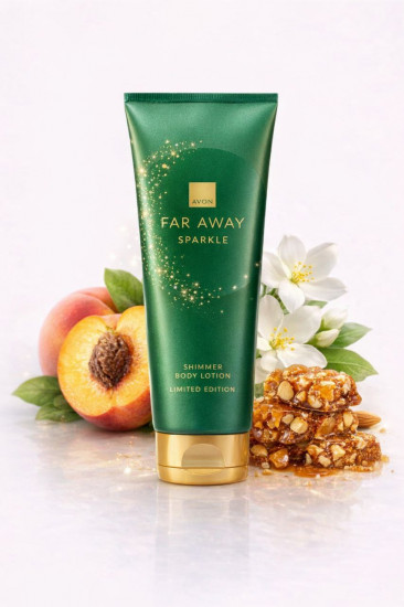 Парфюмированный лосьон для теа с эффектом мерцания «Far Away Sparkle»