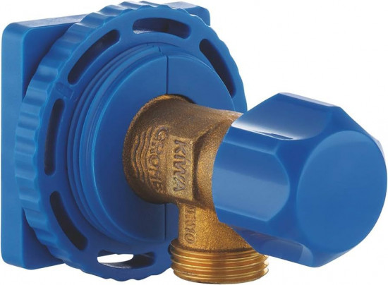 Запорный вентиль с держателем для инсталляции