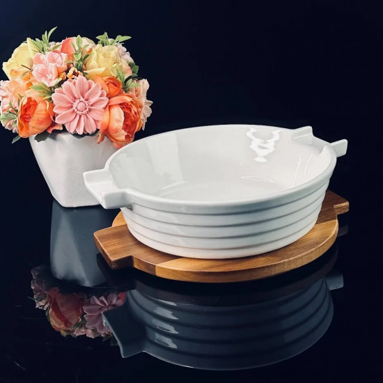 Блюдо для запекания с крышкой-подставкой