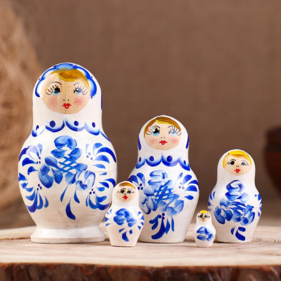 Набор матрёшек «Гжель»