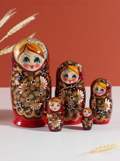 Набор матрёшек «Цветочная»
